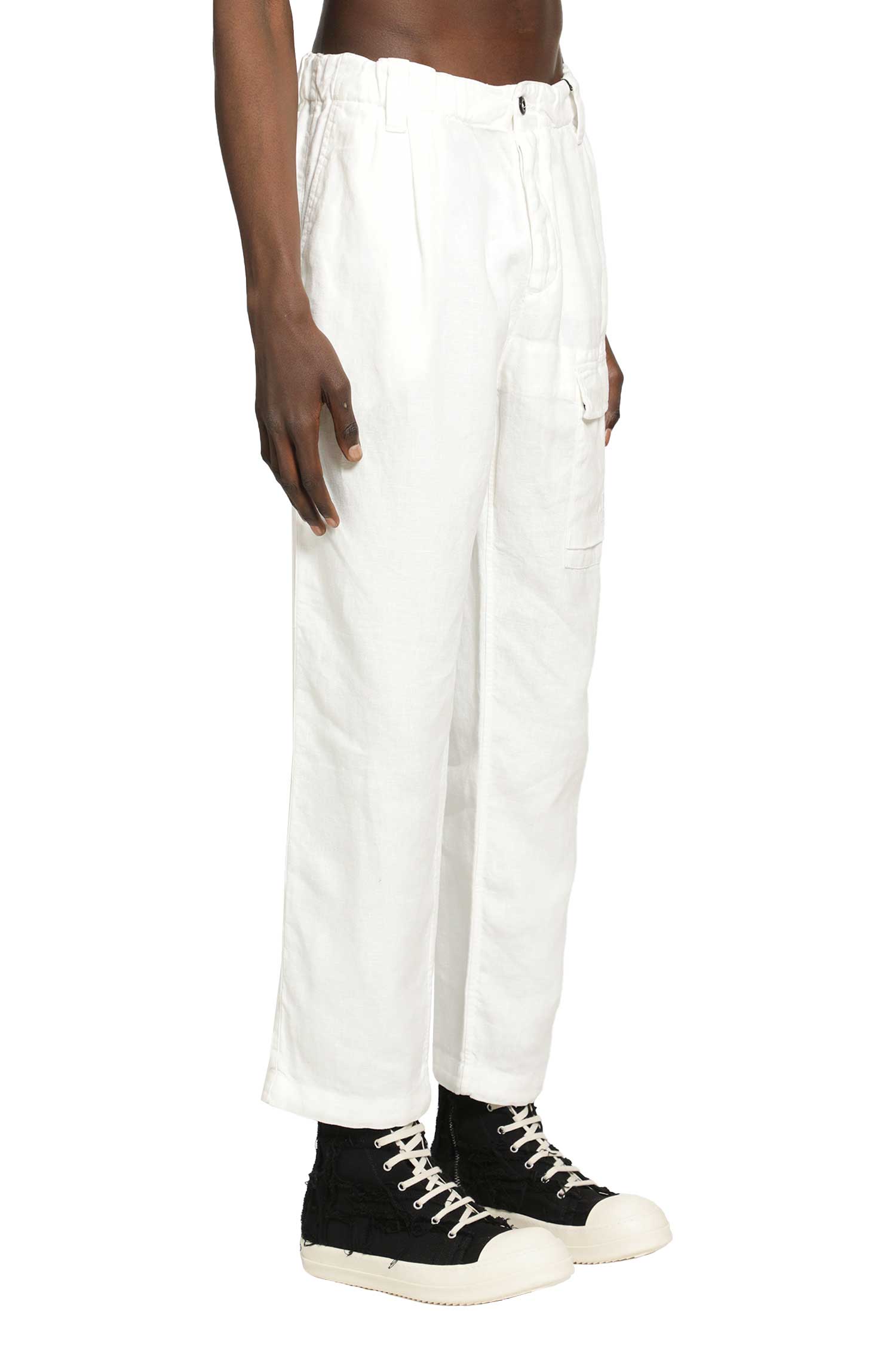 Cotton Canvas Cargo Trousers