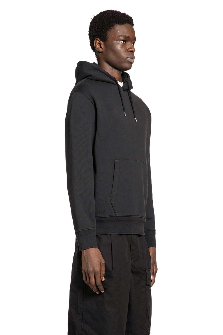 C.P. COMPANY Cotton Diagonal Fleece Lens Hoodie man