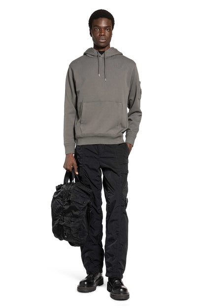 Cotton Diagonal Fleece Hoodie