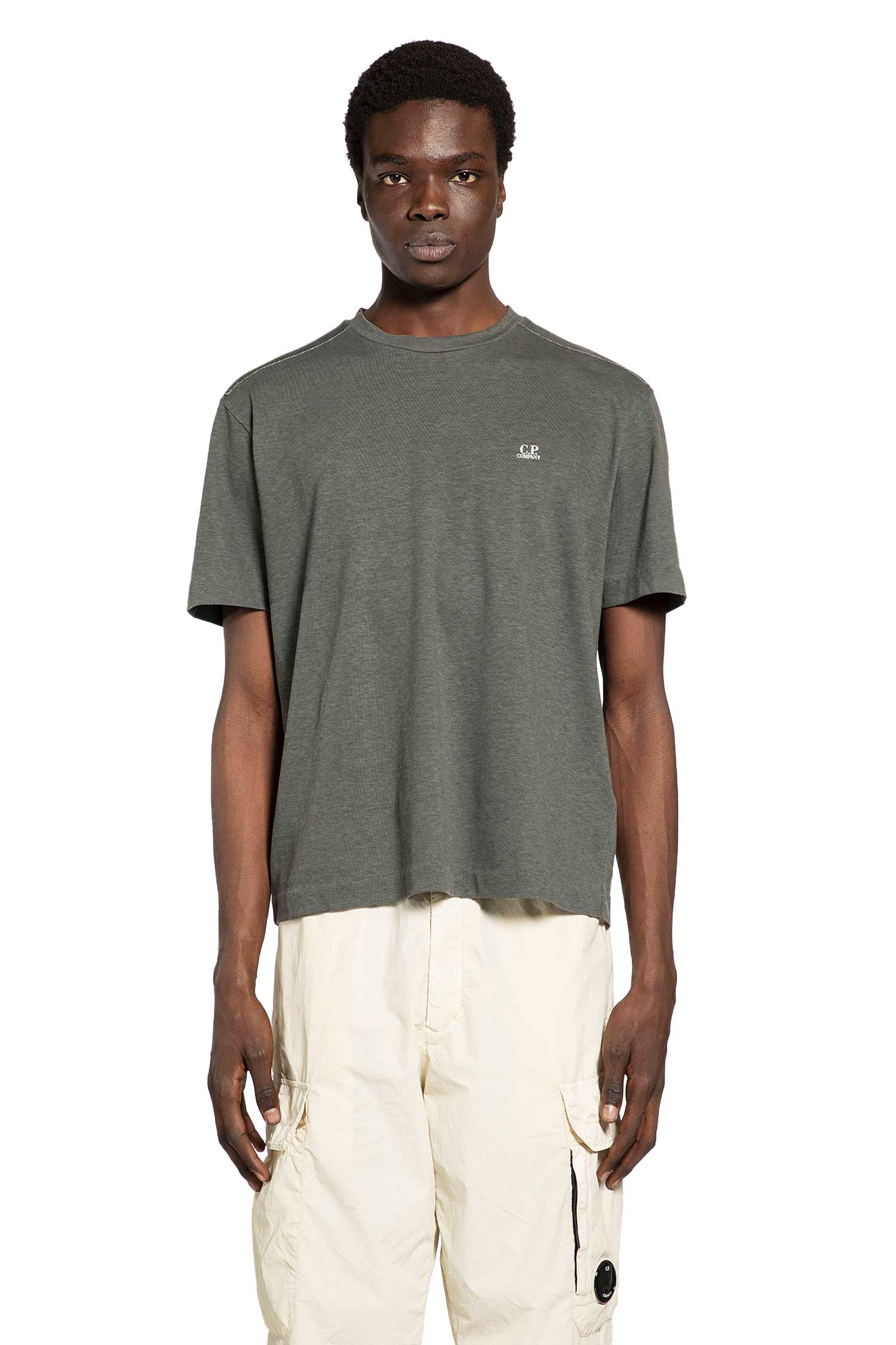 20/1 Jersey Plated logo T-Shirt