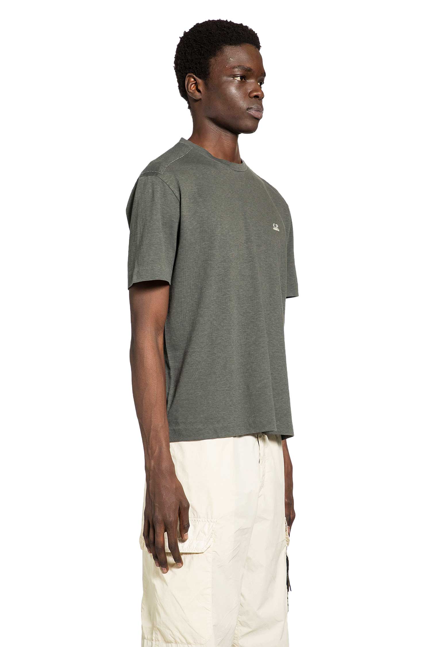 20/1 Jersey Plated logo T-Shirt