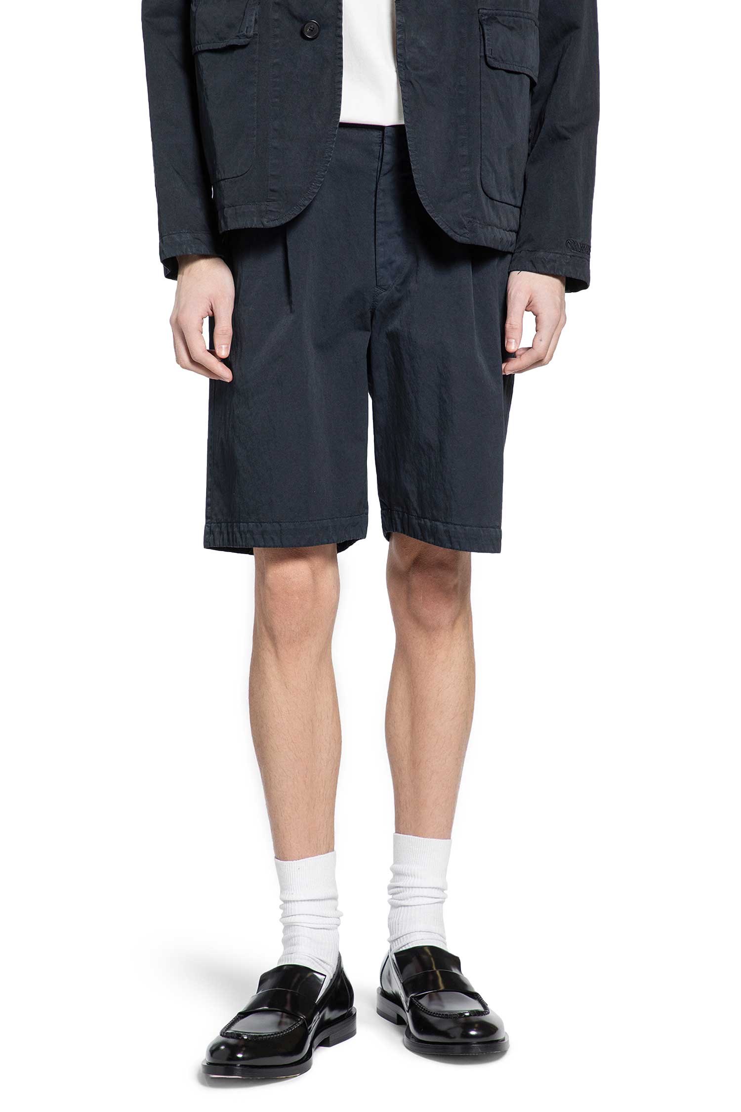 Cotton Nylon Gabardine Shorts