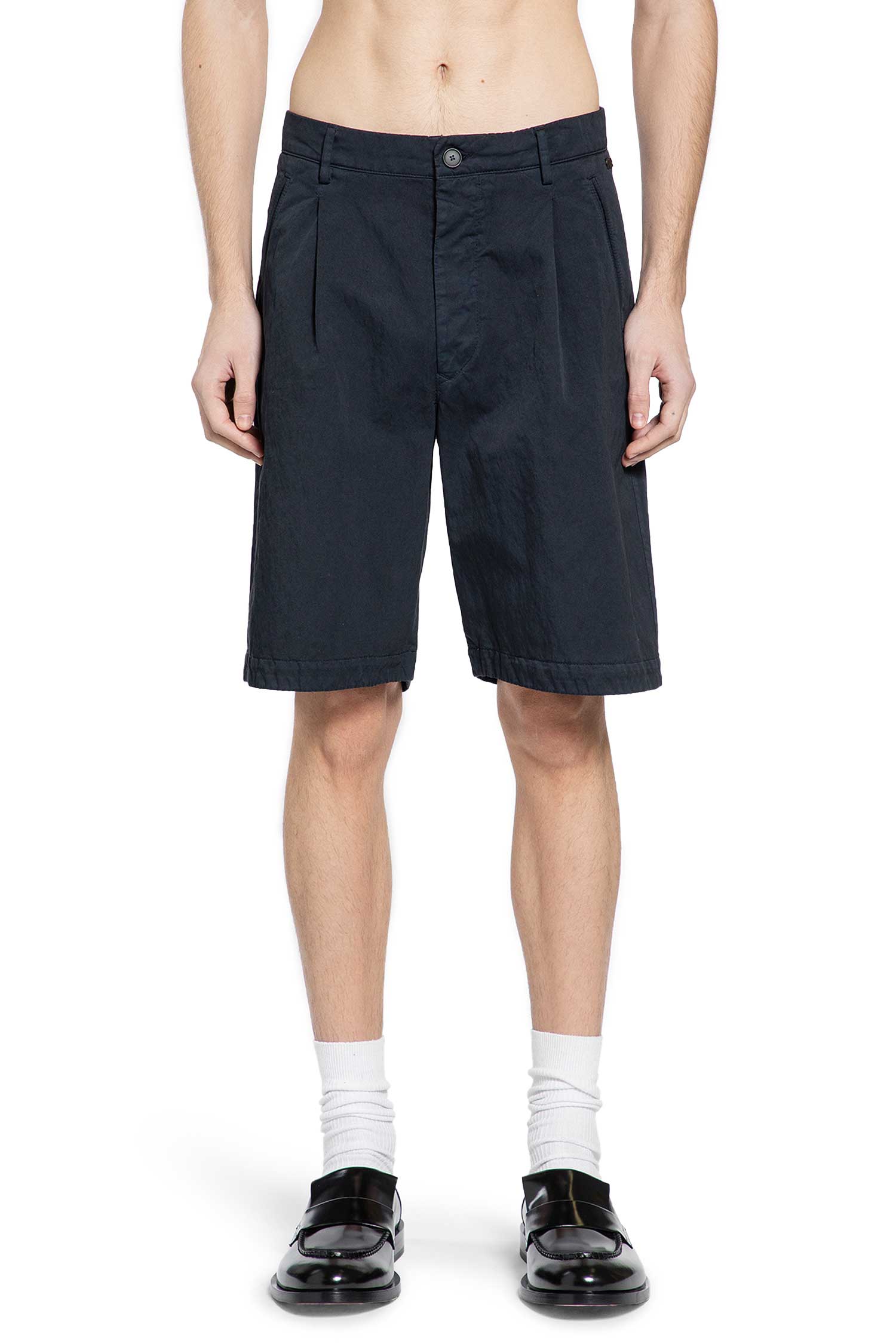 Cotton Nylon Gabardine Shorts