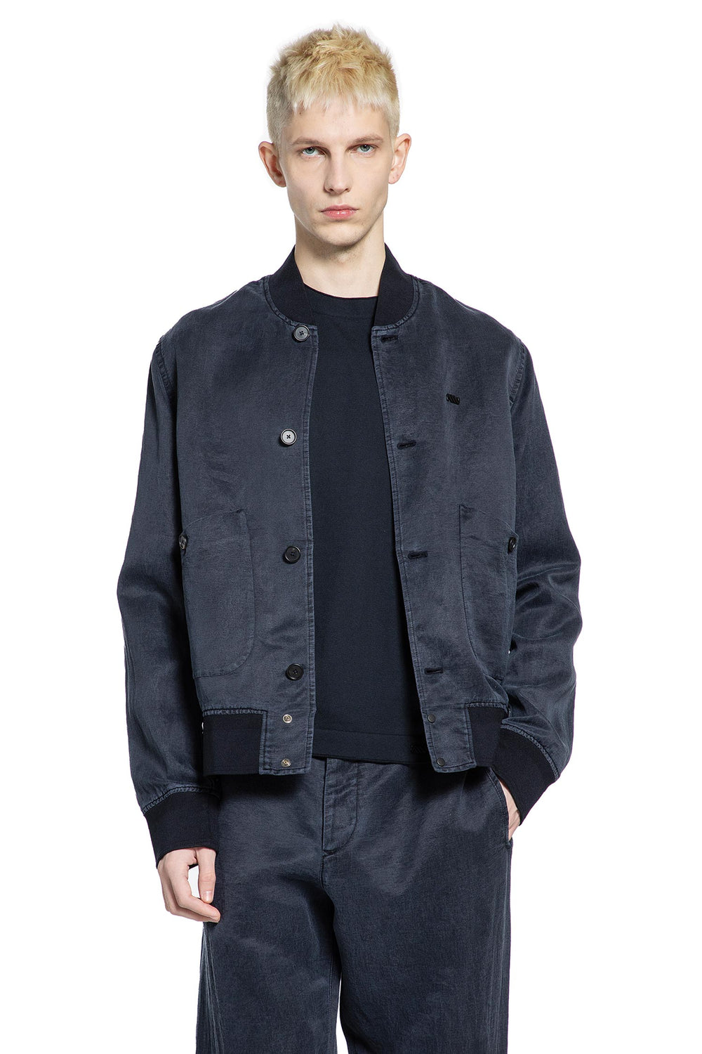 MASSIMO OSTI STUDIO Nylon Silk Bomber man