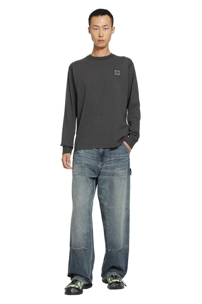 2100025 Cotton Jersey 'Fissato' Effect LS T-Shirt