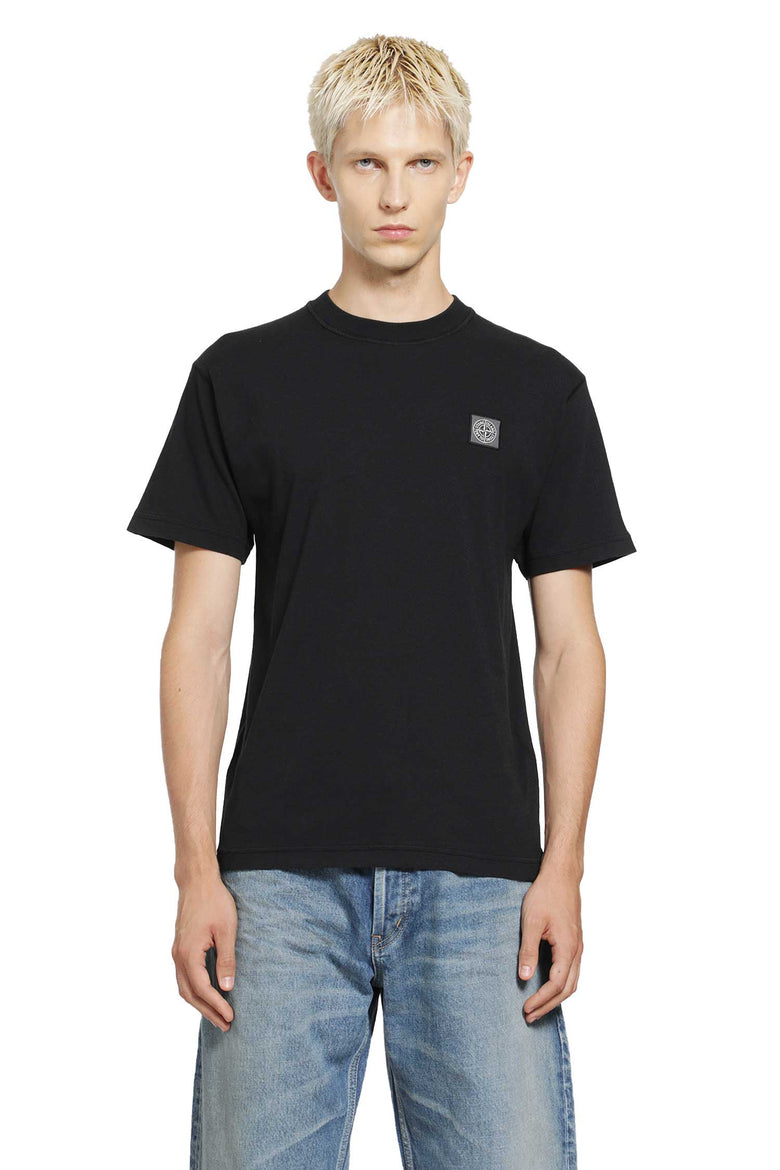 STONE ISLAND 2100026 Organic Cotton Jersey Fissato Effect man