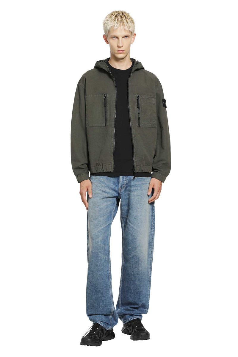 STONE ISLAND 2100026 Organic Cotton Jersey Fissato Effect man