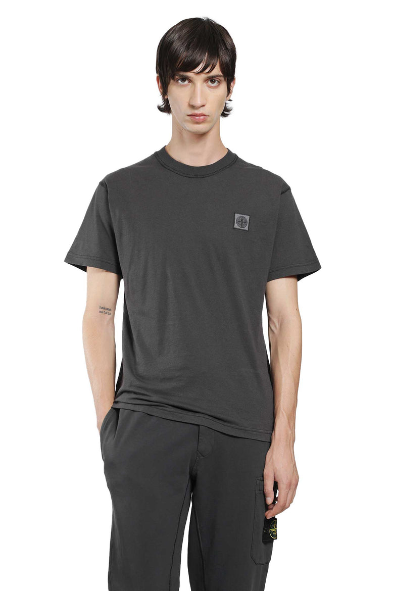STONE ISLAND 2100026 Cotton Jersey 'Fissato' Effect T-Shirt man