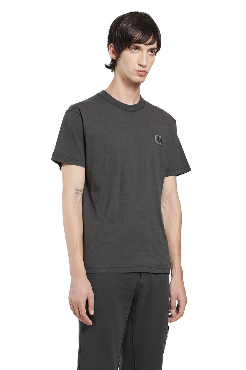 STONE ISLAND 2100026 Cotton Jersey 'Fissato' Effect T-Shirt man