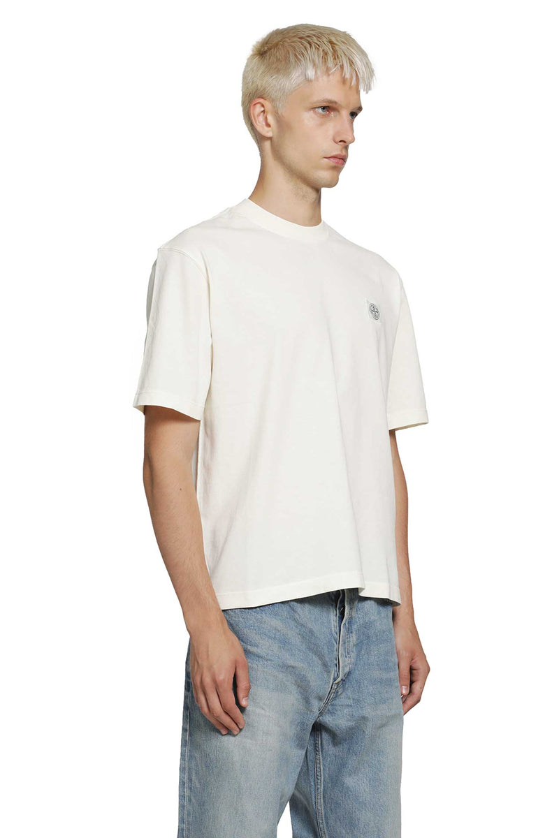 STONE ISLAND 2100020 Combed Organic Cotton 'Old Effect' man