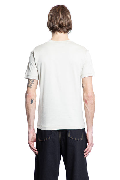 STONE ISLAND MAN OFF-WHITE T-SHIRTS & TANK TOPS