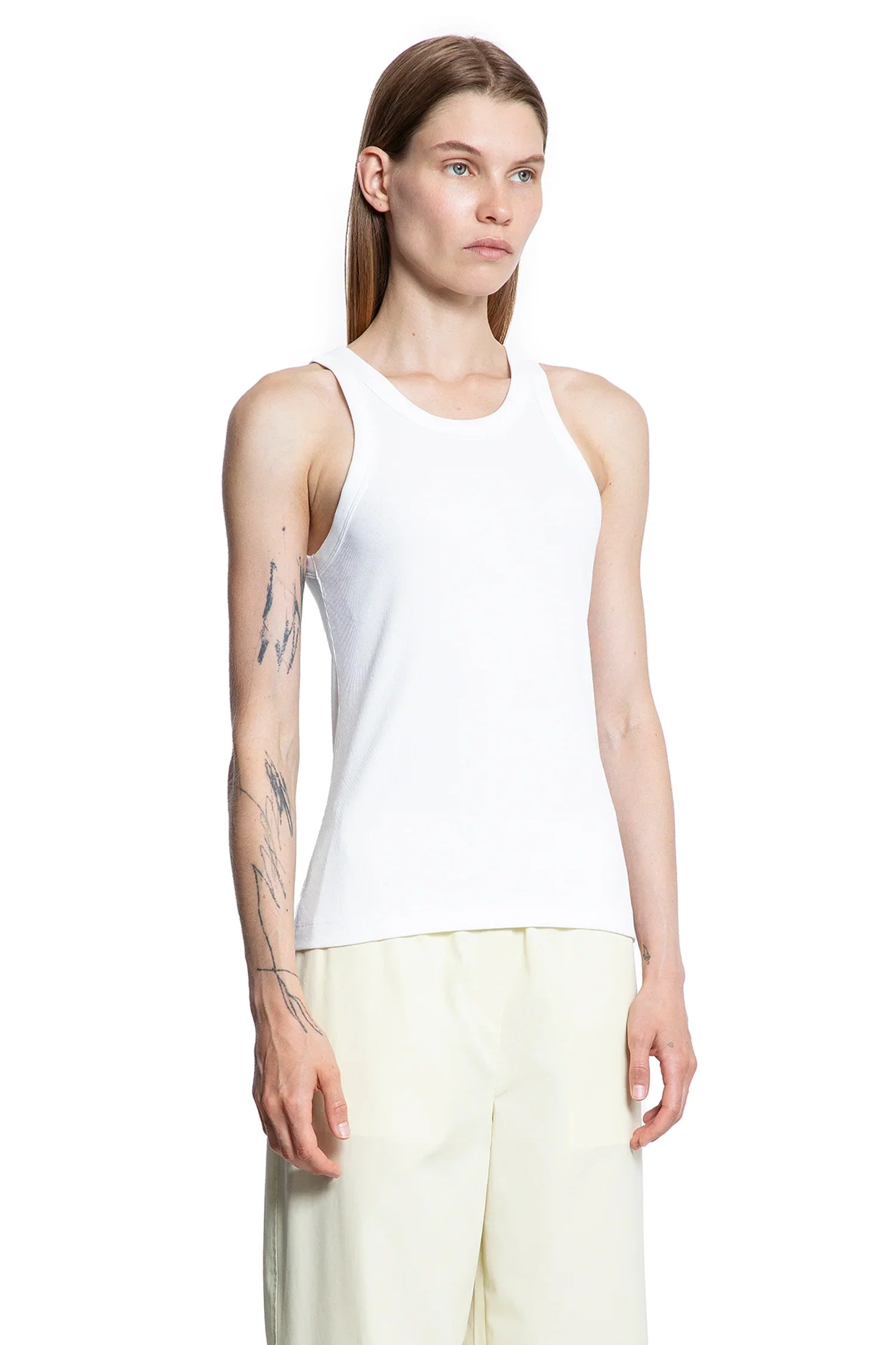 TOTEME WOMAN WHITE T-SHIRTS & TANK TOPS - Antonioli.eu