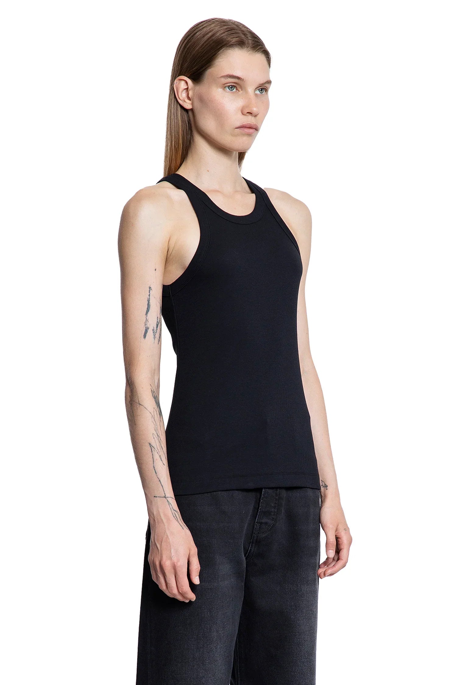 TOTEME WOMAN BLACK T-SHIRTS & TANK TOPS - Antonioli.eu