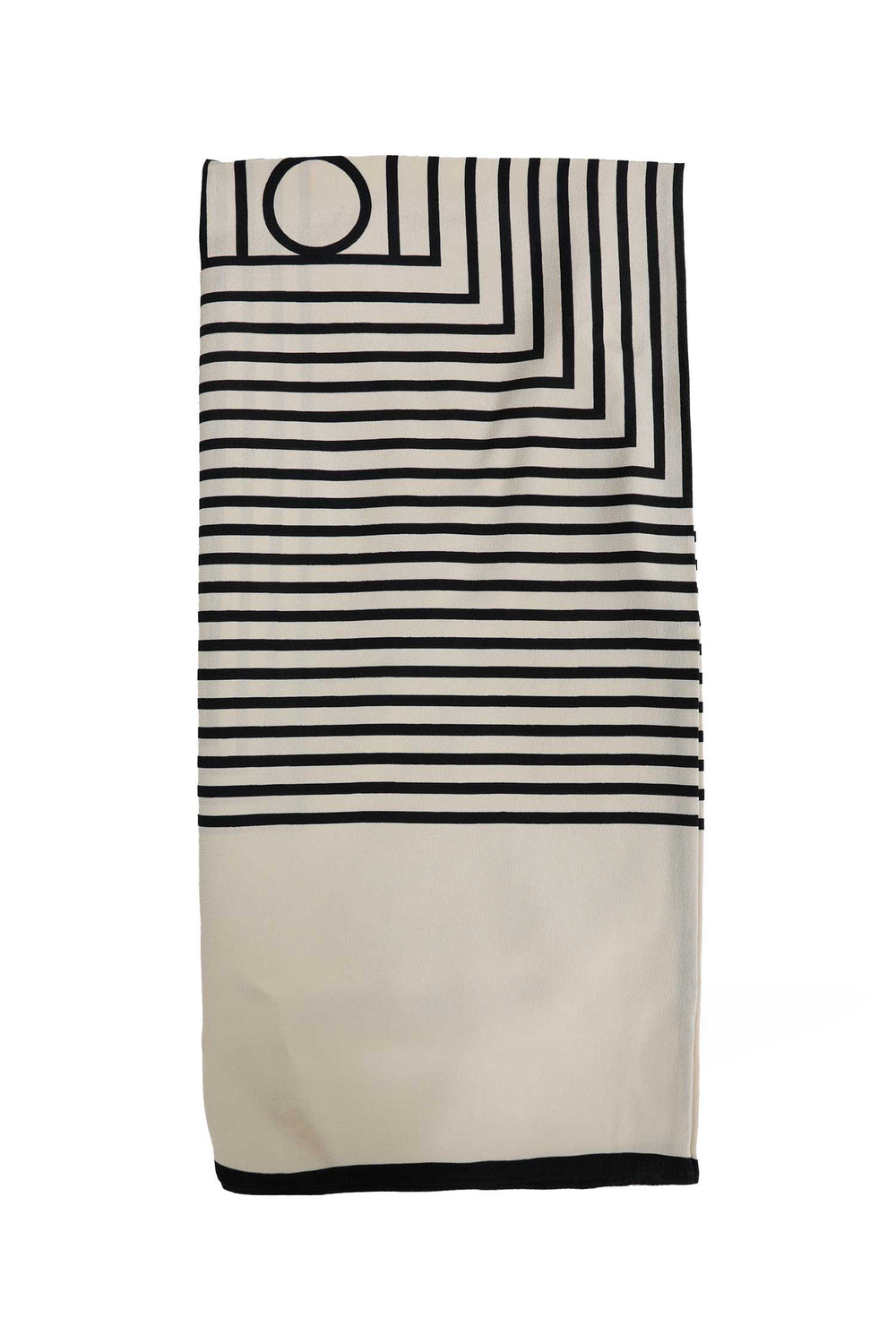 TOTEME Centered Monogram Silk Scarf woman