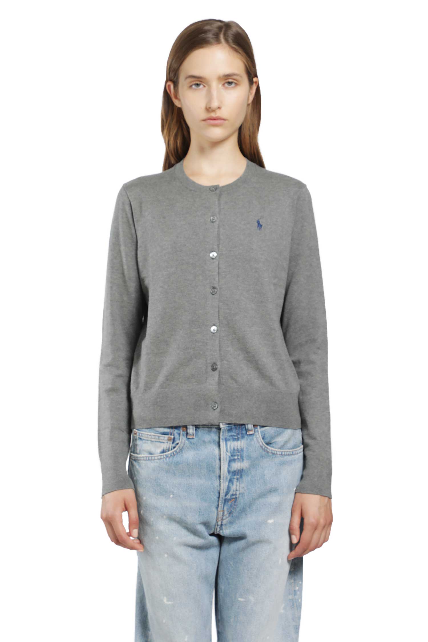 POLO RALPH LAUREN Stretch Cotton Blend Cardigan woman