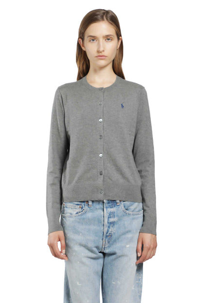 Stretch Cotton Blend Cardigan