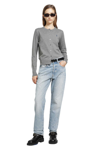 Stretch Cotton Blend Cardigan