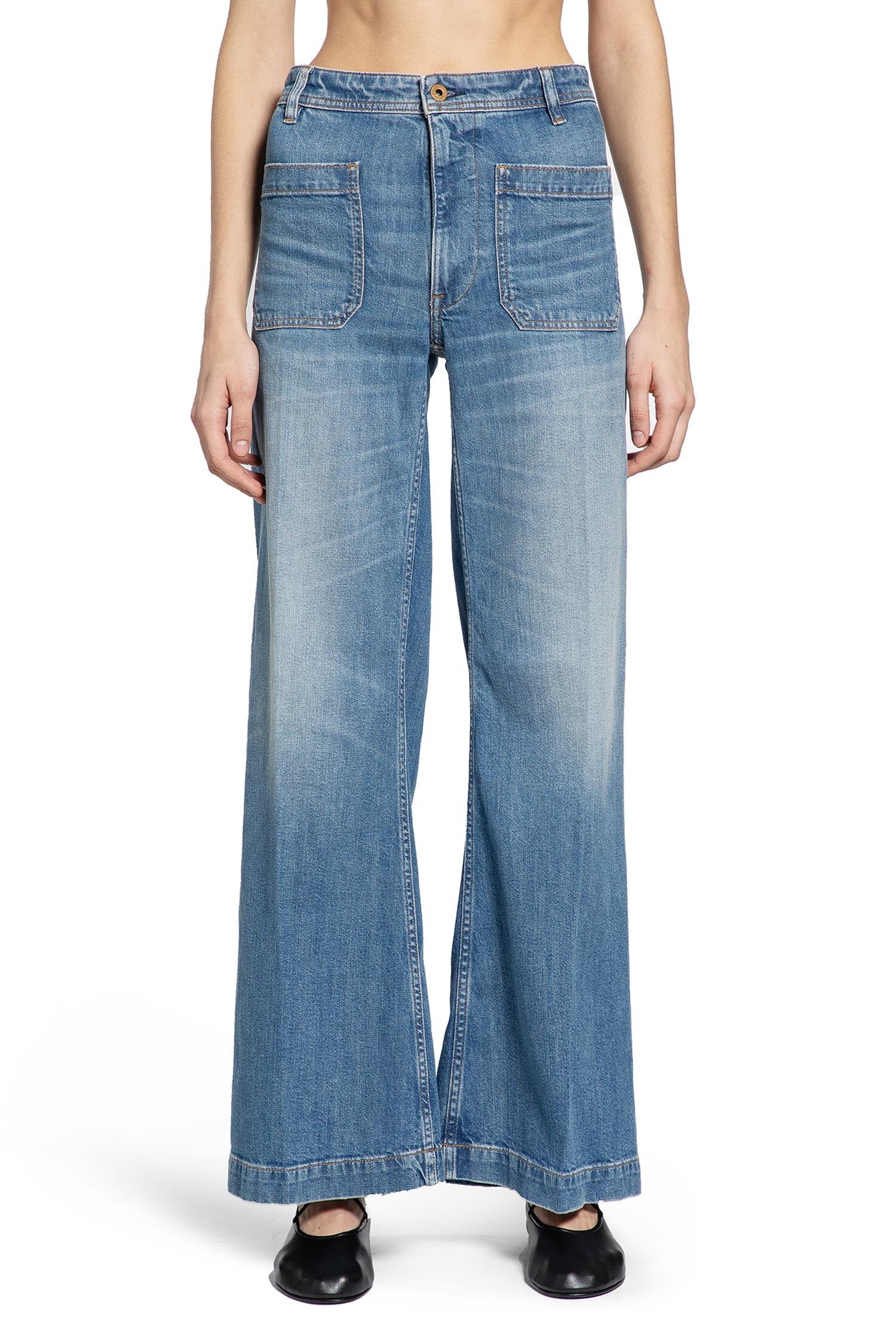 Flared Wide Leg Jeans