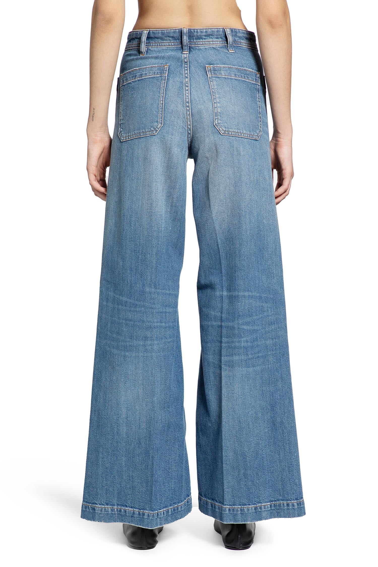 Flared Wide Leg Jeans