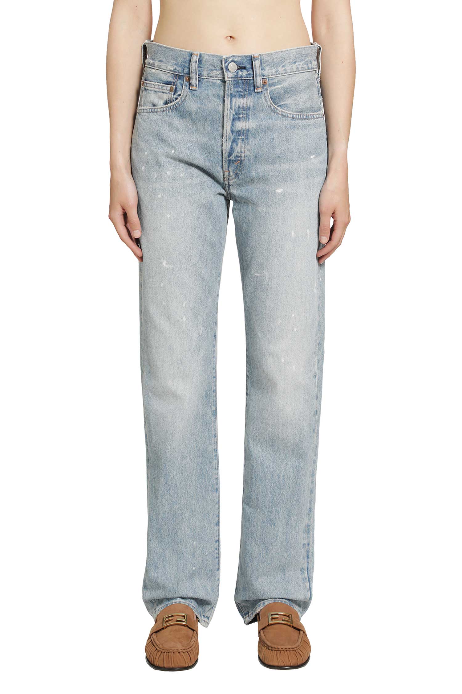 POLO RALPH LAUREN Woven Straight Jeans woman
