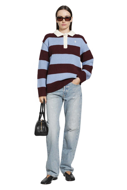 Striped Wool-Blend Rugby Jumper