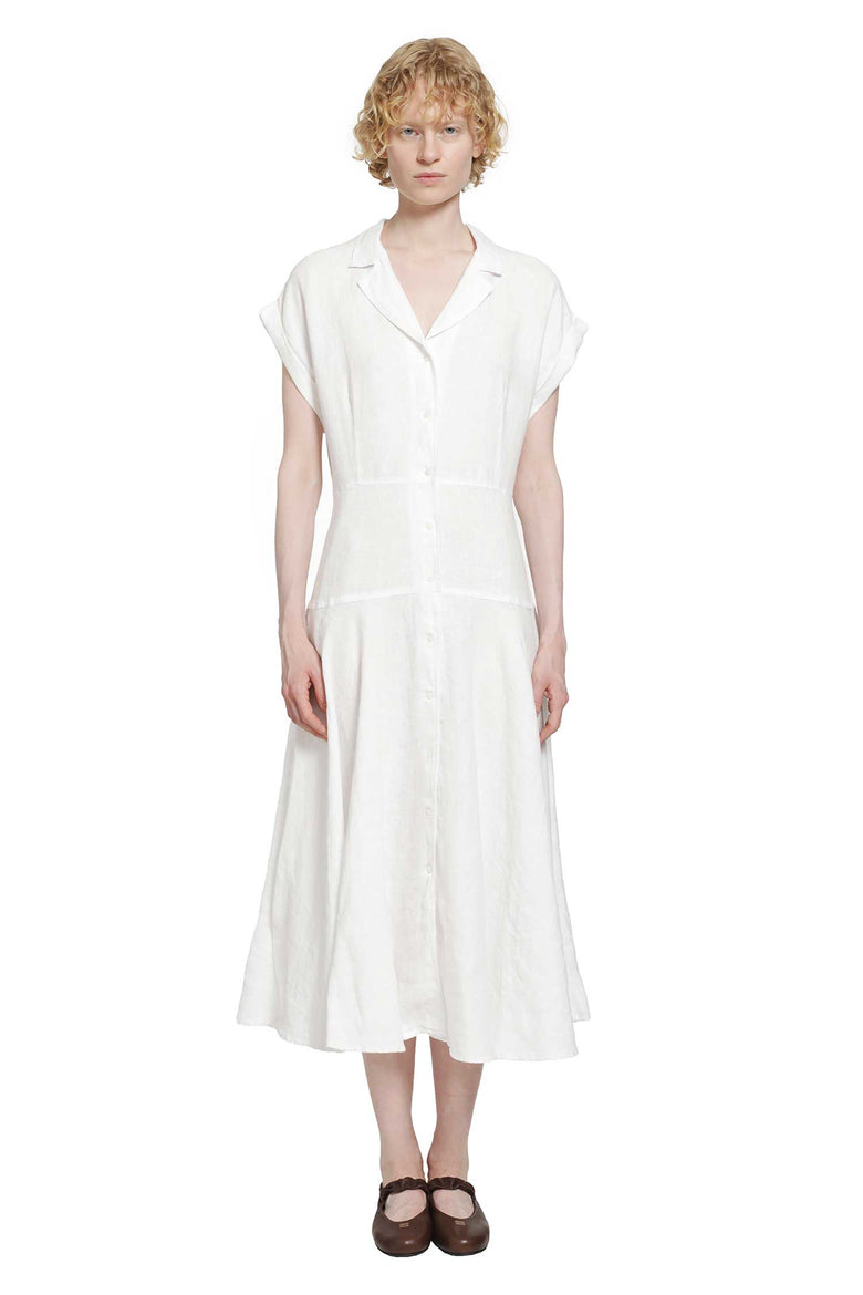 
              POLO RALPH LAUREN Linen Cap Sleeve Shirt Dress woman
            