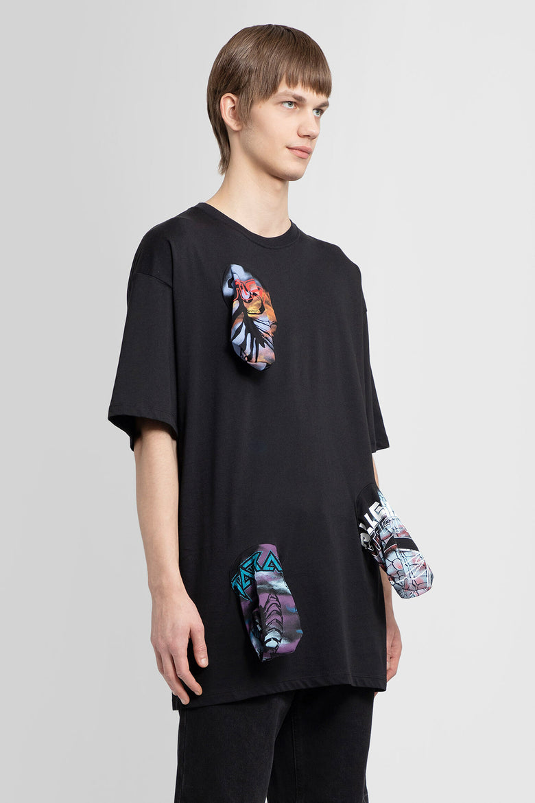 RAF SIMONS MAN BLACK T-SHIRTS & TANK TOPS