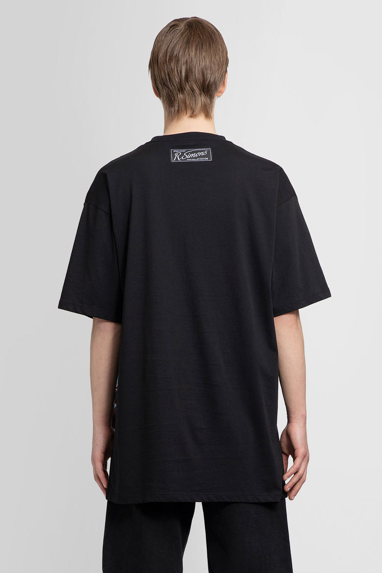 RAF SIMONS MAN BLACK T-SHIRTS & TANK TOPS