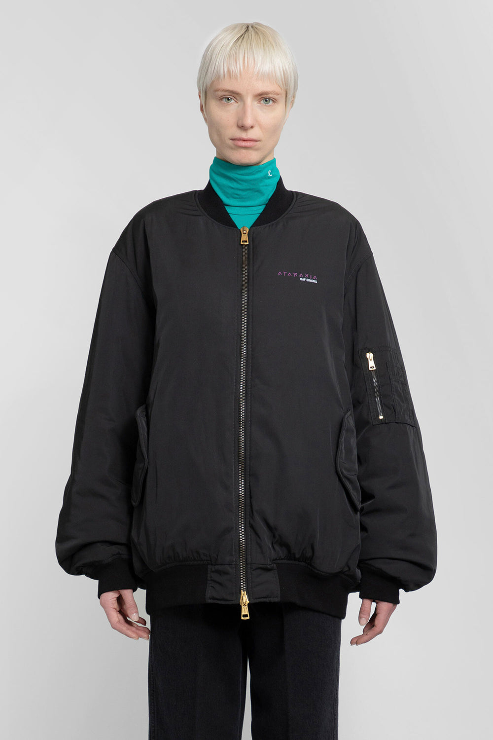 RAF SIMONS WOMAN BLACK JACKETS