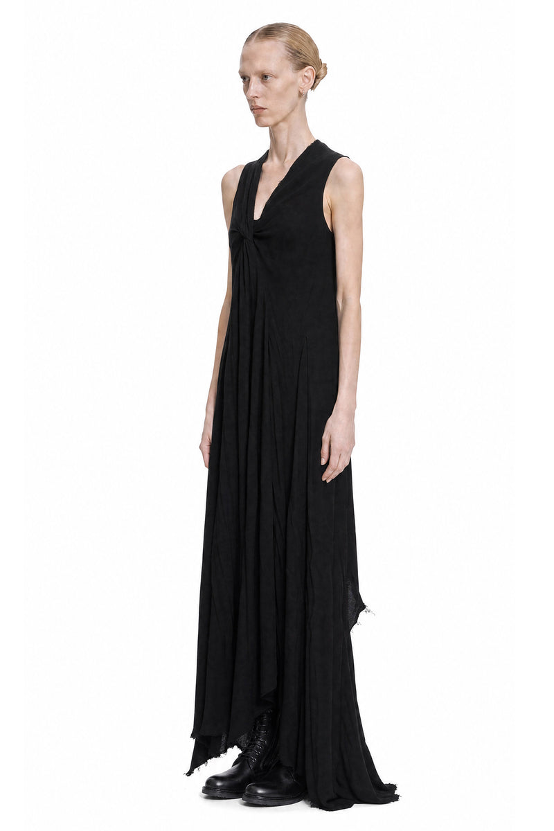 MARC LE BIHAN Viscose Wool Knotted Dress woman