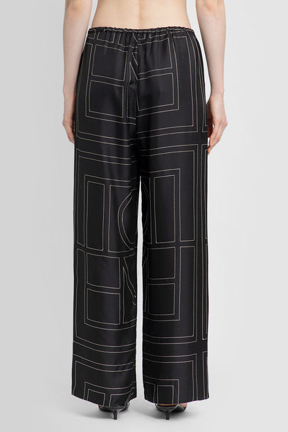 TOTEME WOMAN BLACK TROUSERS