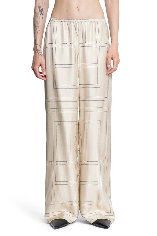 TOTEME WOMAN BEIGE TROUSERS - Antonioli.eu
