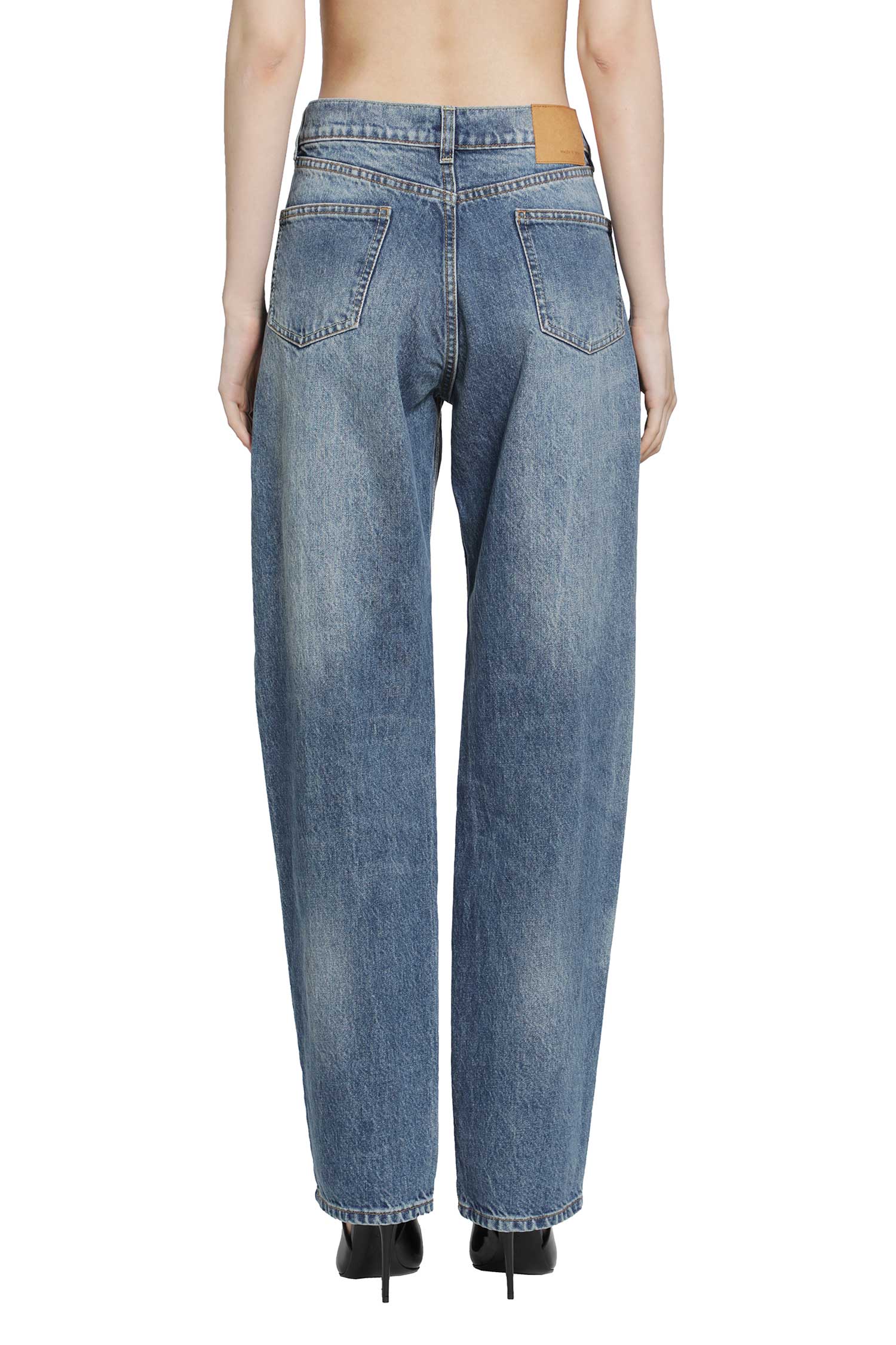 Tapered Leg Jeans