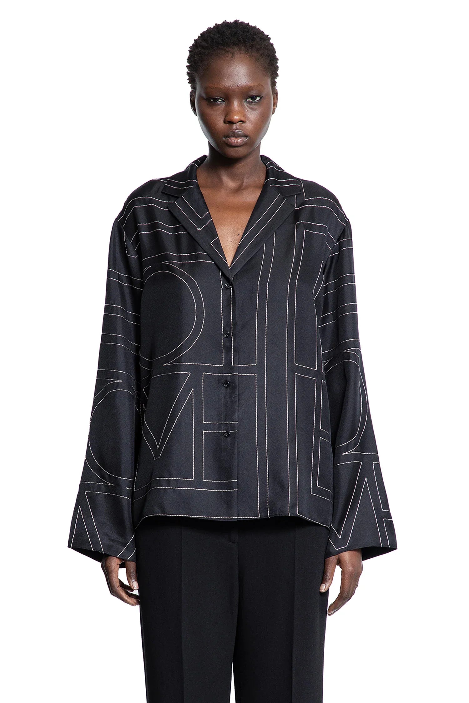 TOTEME WOMAN BLACK&WHITE SHIRTS - Antonioli.eu