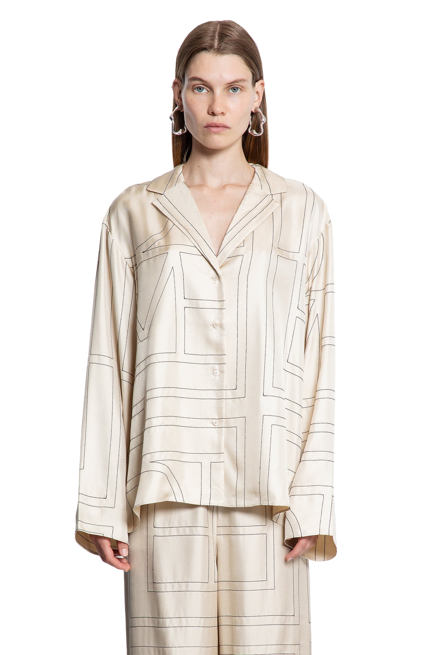 TOTEME WOMAN BEIGE SHIRTS