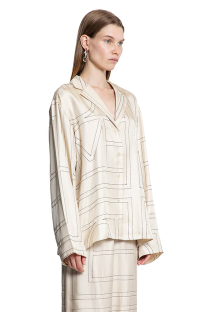 TOTEME WOMAN BEIGE SHIRTS