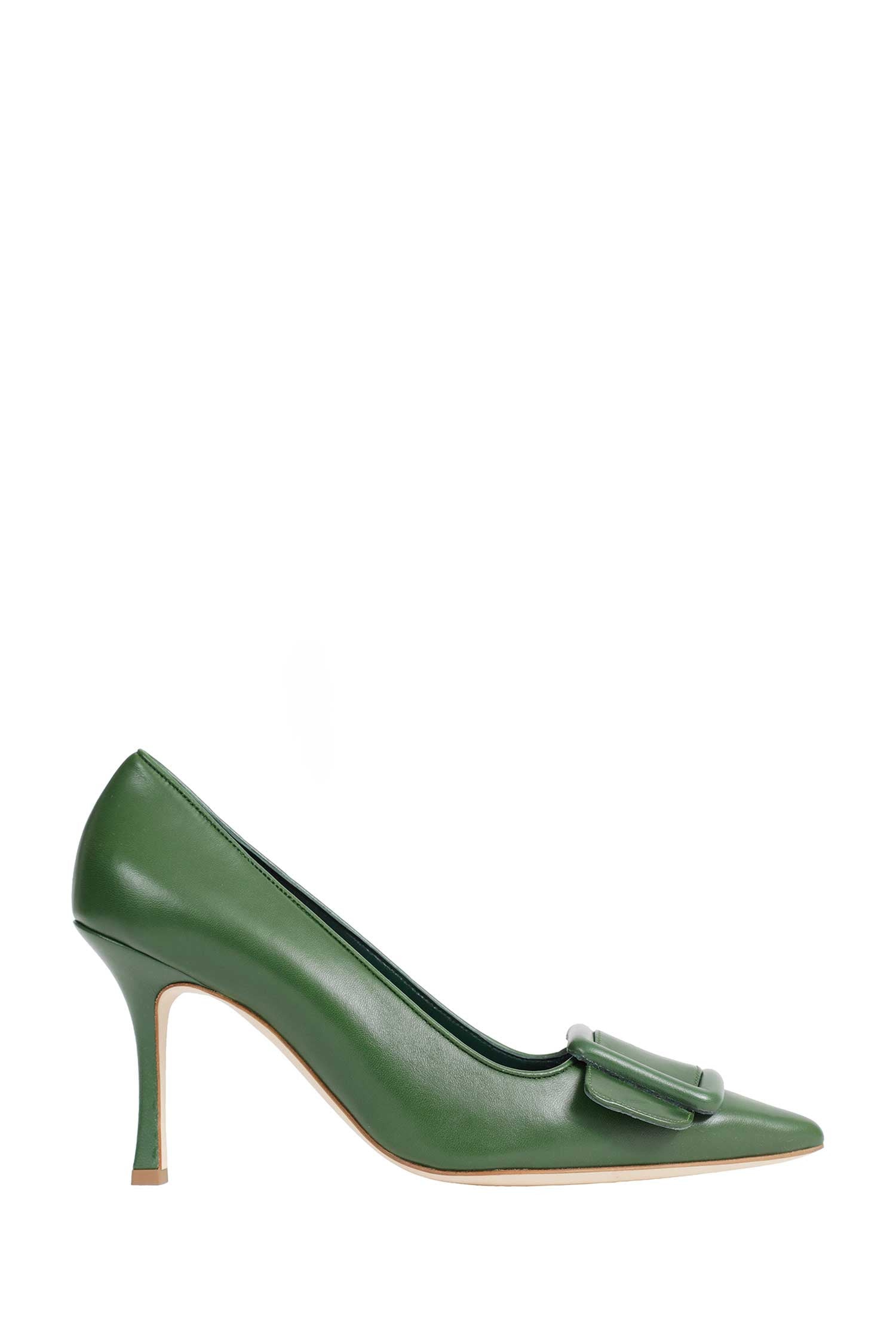 MANOLO BLAHNIK Maysalepump 90 Buckle Detail Pumps woman