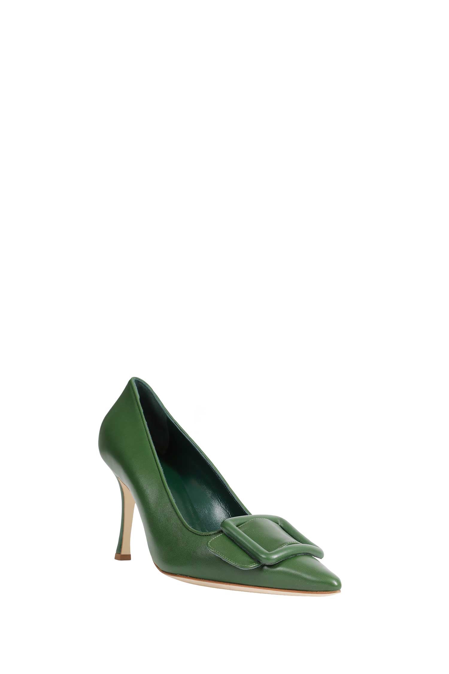 MANOLO BLAHNIK Maysalepump 90 Buckle Detail Pumps woman