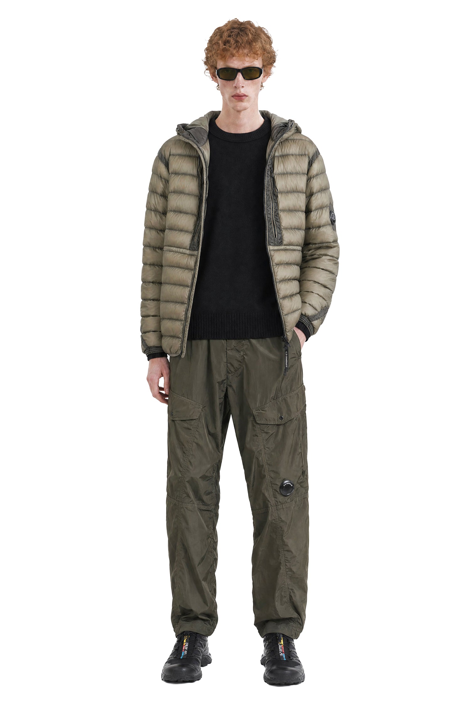 C.P. COMPANY D.D. Shell Hooded Lens Down Jacket man