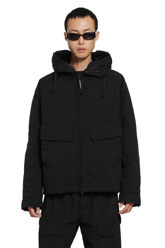 Hooded Jacket in Twill