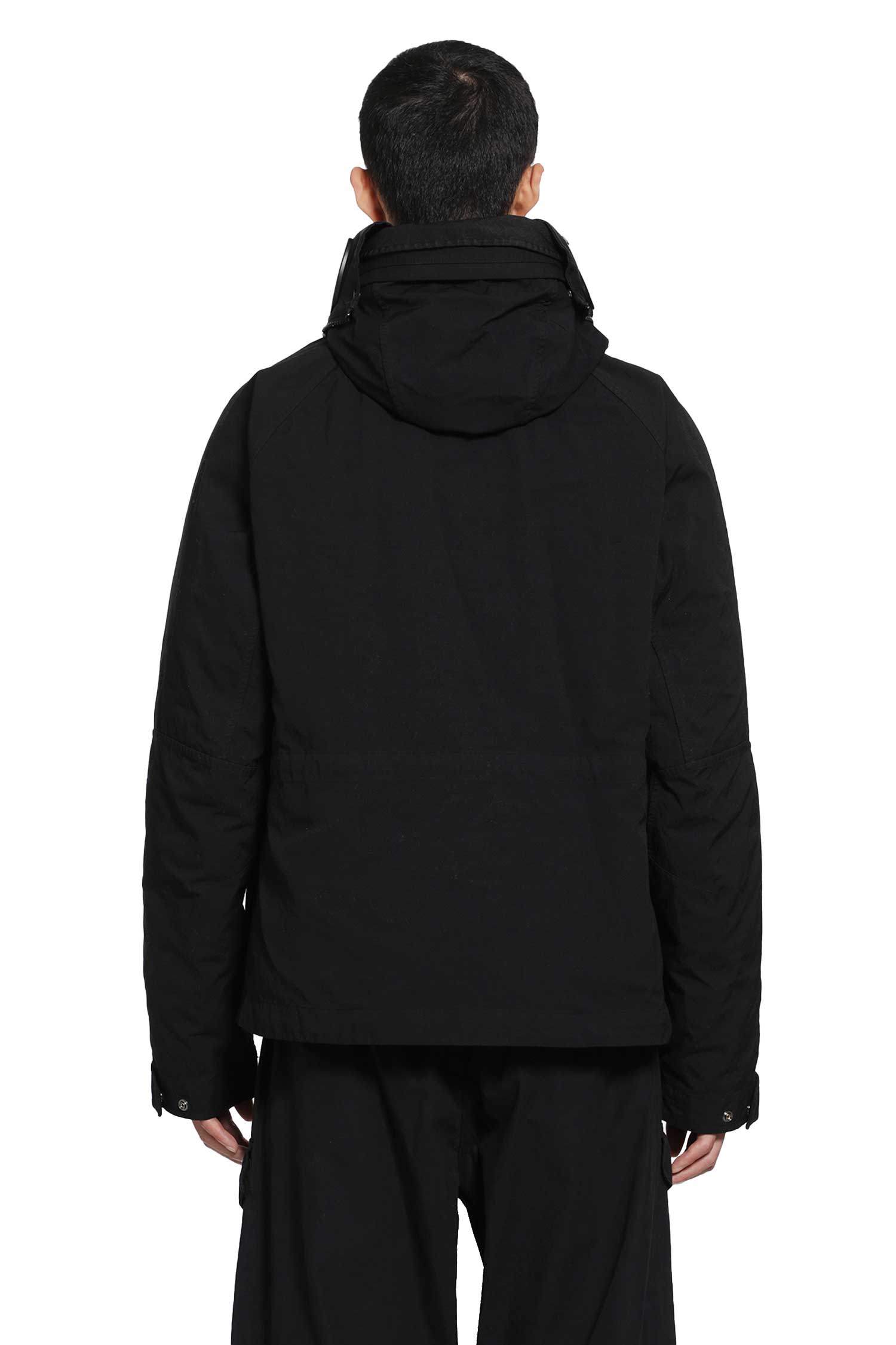 Hooded Jacket in Twill