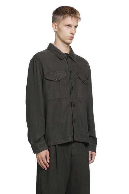 Brushed Linen Overshirt