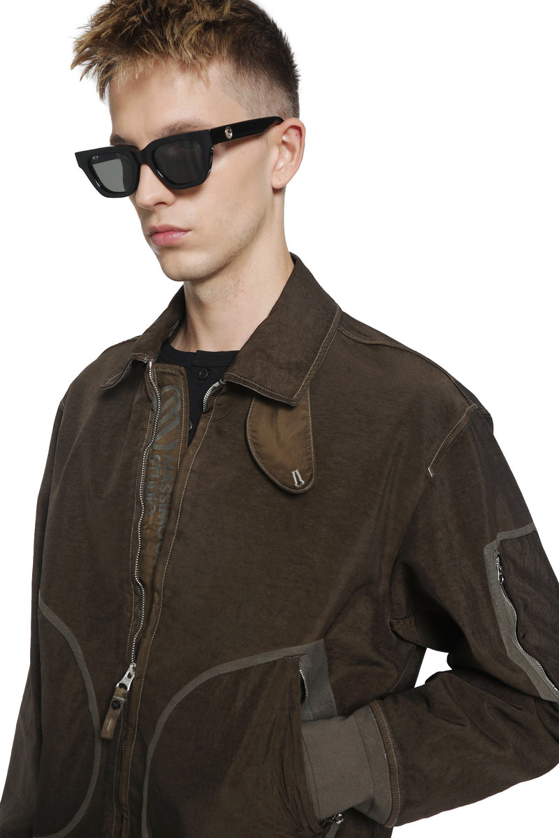 MASSIMO OSTI STUDIO Zip Harrington Jacket man