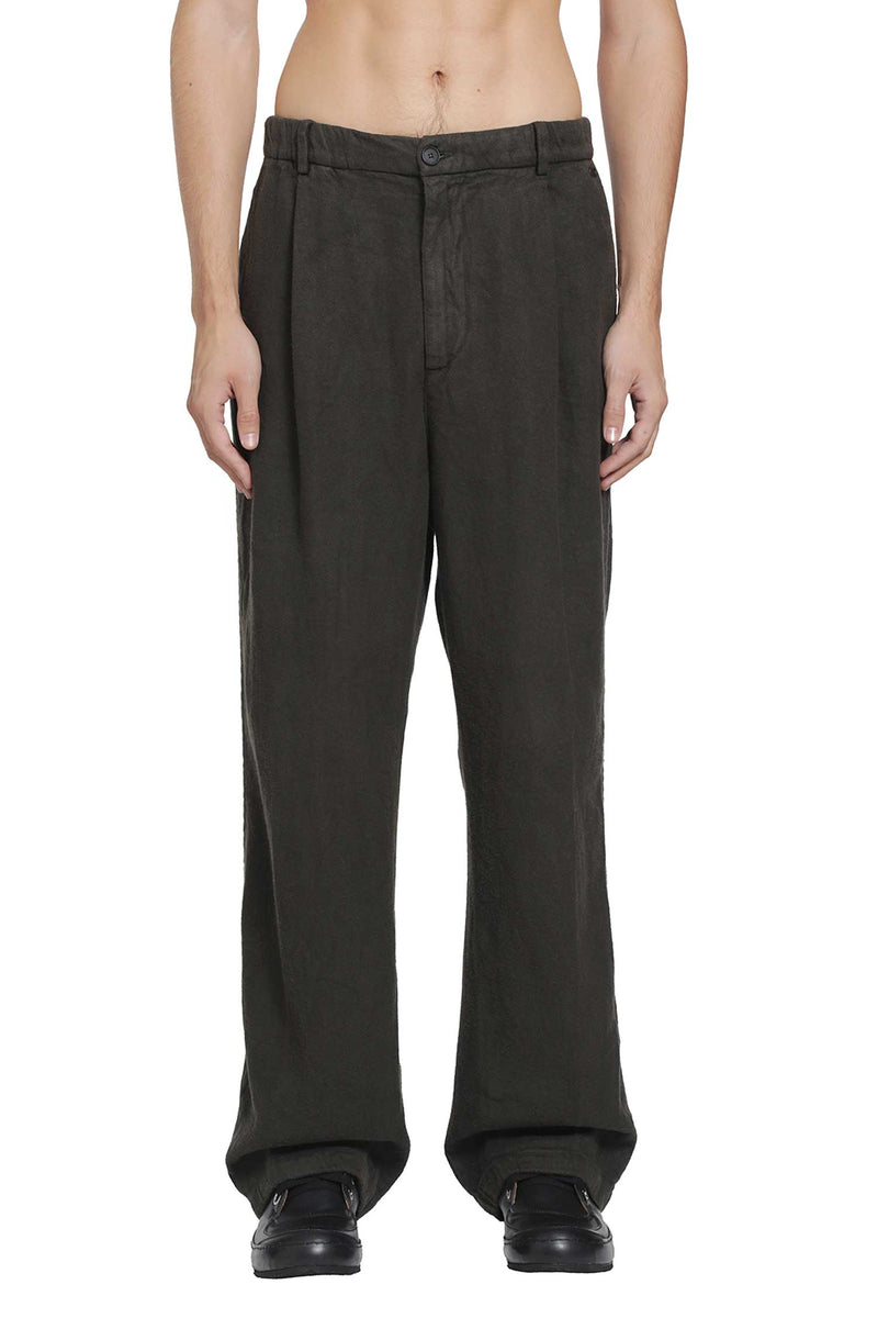 MASSIMO OSTI STUDIO Brushed Linen Pants man