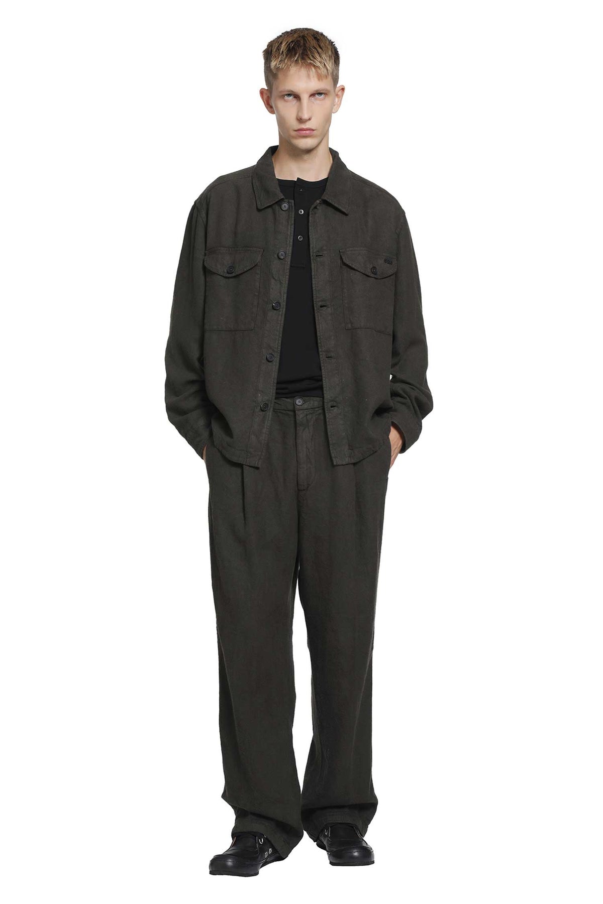 Brushed Linen Pants