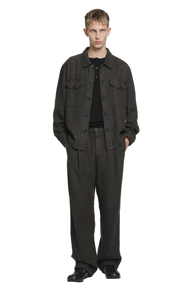 MASSIMO OSTI STUDIO Brushed Linen Pants man