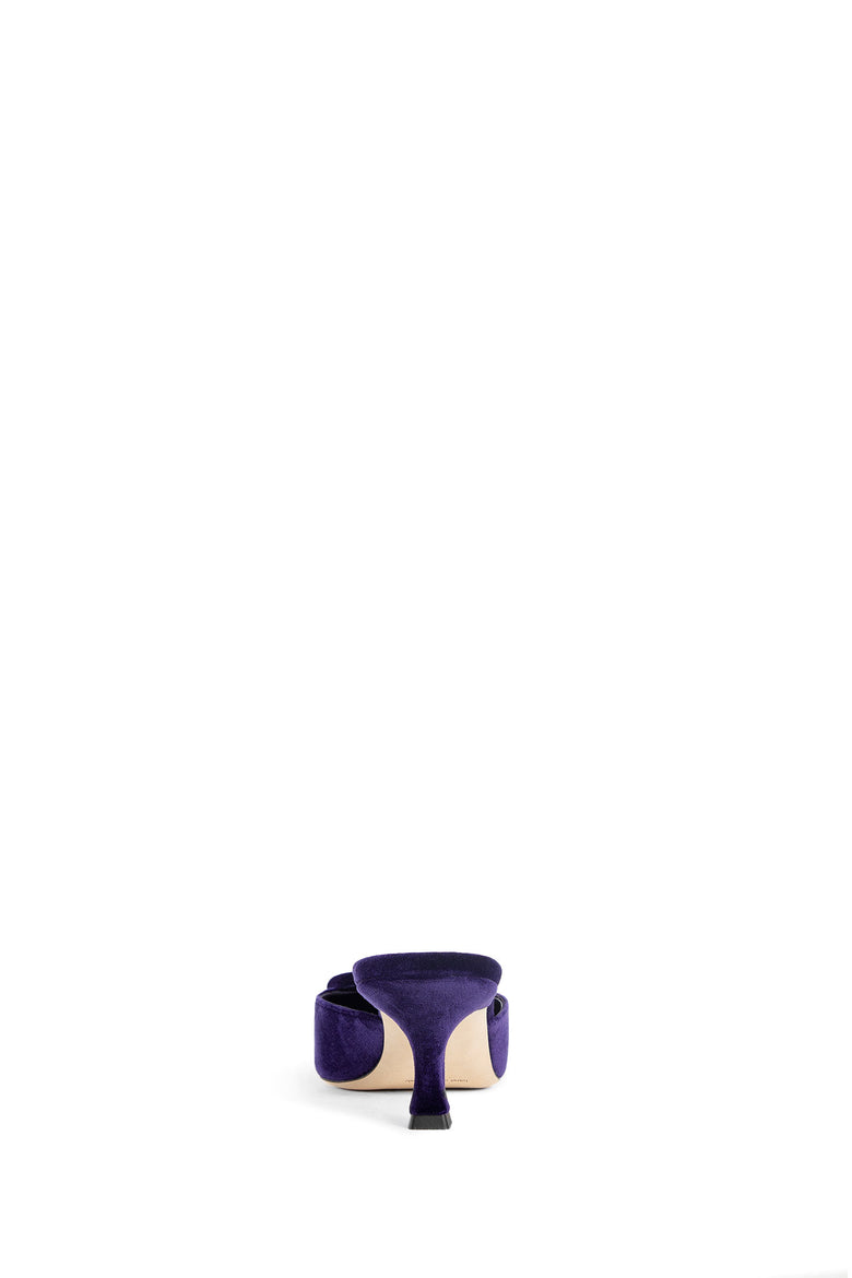 MANOLO BLAHNIK WOMAN PURPLE MULES