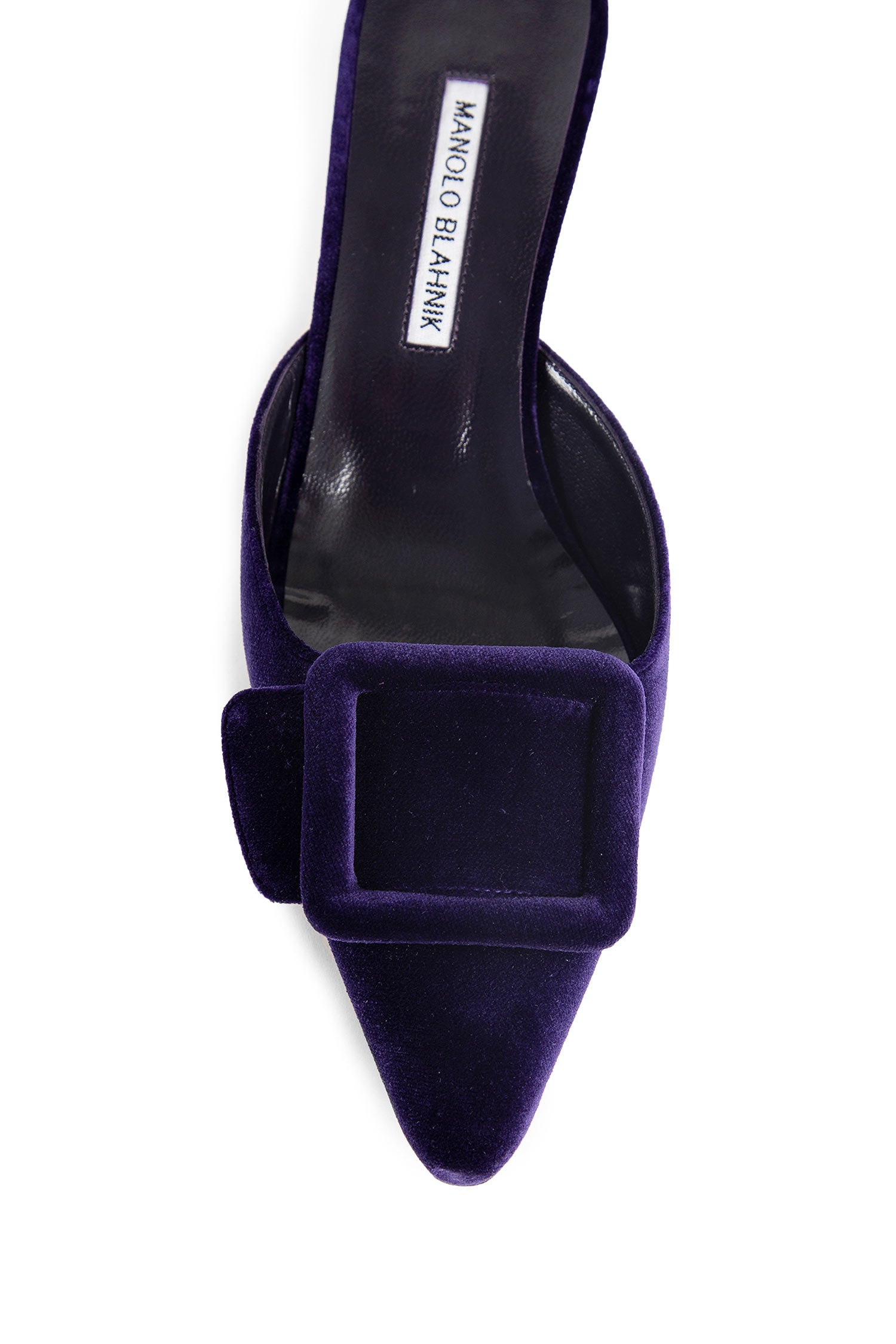 MANOLO BLAHNIK WOMAN PURPLE MULES