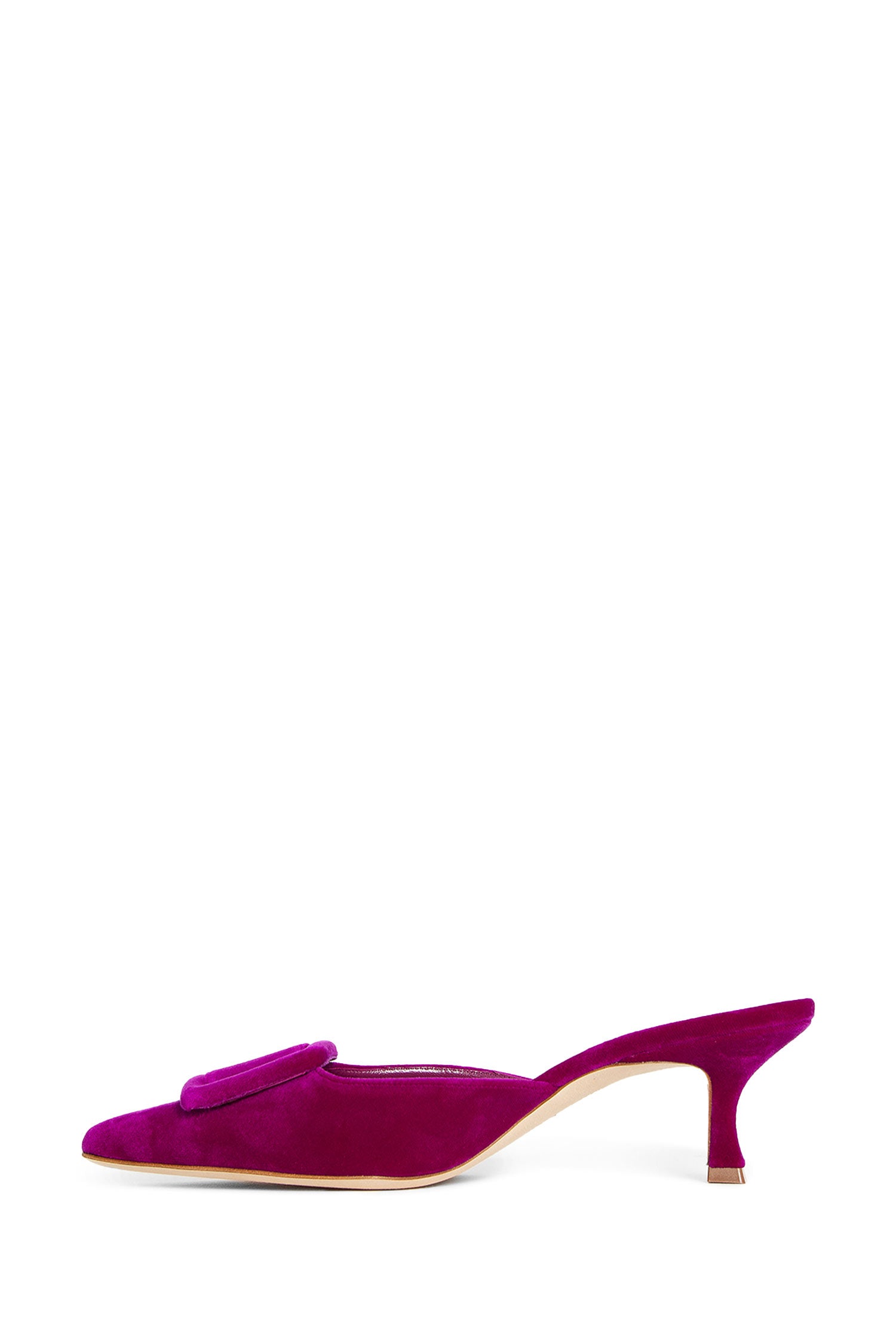 MANOLO BLAHNIK WOMAN PINK MULES