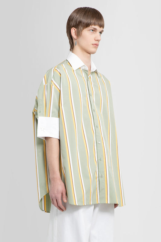 RAF SIMONS MAN GREEN SHIRTS